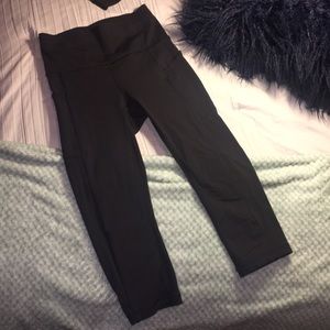 Black Lululemon Capris Size 2
